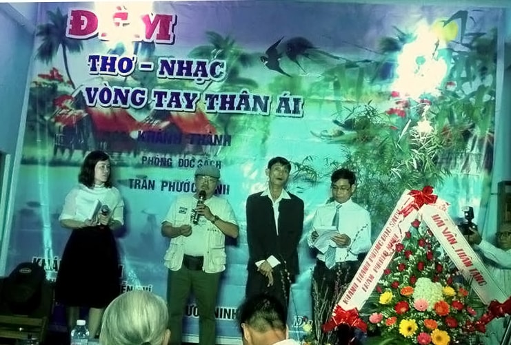 Những đêm thơ của anh Ninh luôn để lại ấn tượng sâu sắc trong lòng khán giả. Ảnh: Nhân vật cung cấp