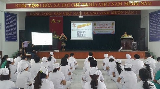 Quang cảnh hội thi. ảnh: CHÂU NỮ