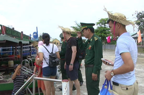 Các đồn biên phòng đóng chân ở hội an phối hợp thực hiện tốt công tác quản lý người nước ngoài ra đảo cù lao chàm.