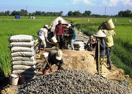 Năm 2016, nguồn vốn do các doanh nghiệp, hợp tác xã, nhân dân đóng góp đều thấp hơn so với mục tiêu đặt ra.