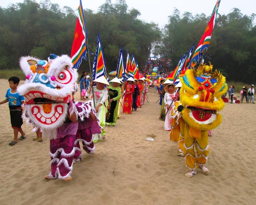 Năm nay, lễ hội Bà Thu Bồn cũng được chính quyền và nhân dân xã Duy Tân tổ chức với quy mô lớn. Ảnh: HOÀI NHI