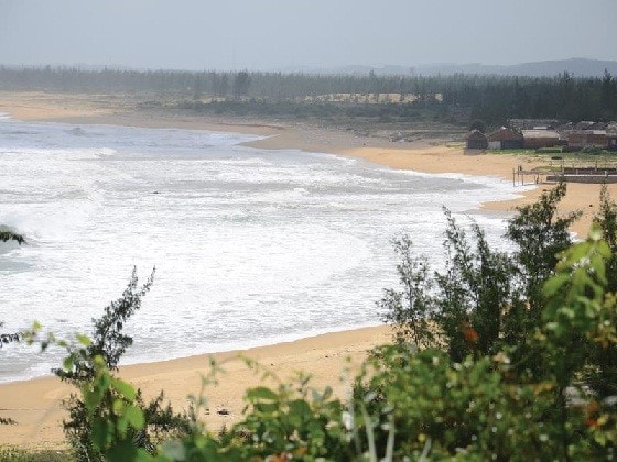 Tam Quang beach (Nui Thanh district, Quang Nam province) where a landing station of Ca Voi Xanh gas field is expectedly installed