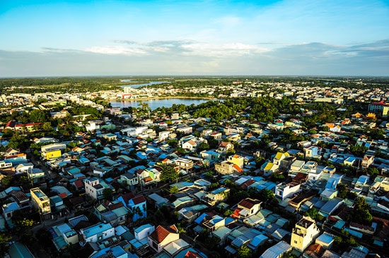 TP.Tam Kỳ sẽ “trung thành” với mục tiêu phát triển đô thị xanh, đô thị thông minh. Ảnh: HỮU PHÚC