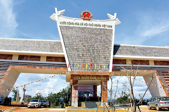 Cửa khẩu Nam Giang. Ảnh: T.D