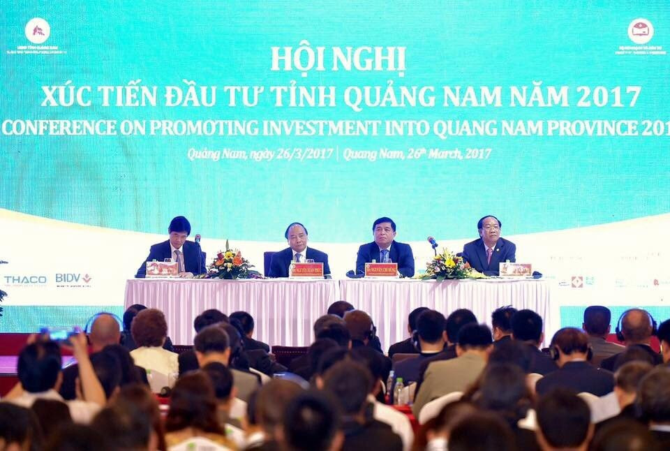 Conference on promoting investment into Quang Nam province 2017. Picture: mientrungland