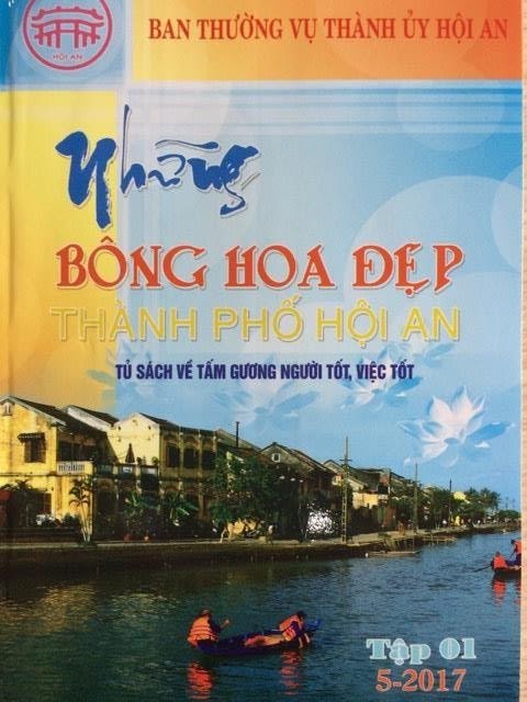 Bìa sách “Những bông hoa đẹp thành phố Hội An”