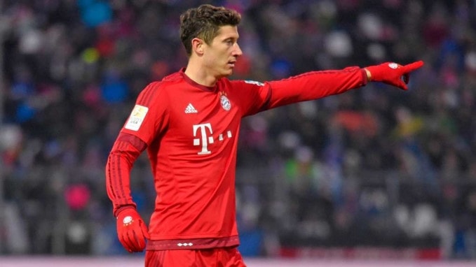 Tiền đạo Robert Lewandowski (Bayern Munich)