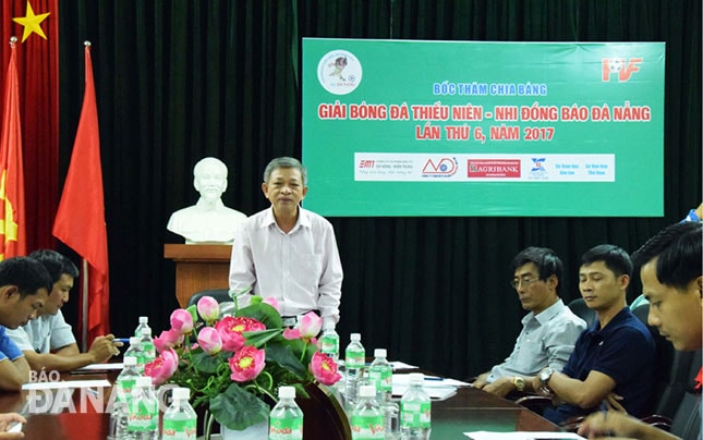 Phó Tổng Biên tập Báo Đà Nẵng Lê Quang Á, Trưởng Ban tổ chức giải Bóng đá TN-NĐ Báo Đà Nẵng lần thứ 6 (2017) khẳng định quyết tâm tạo một sân chơi sạch, đẹp cho các cháu TN-NĐ không chỉ tại giải lần này.