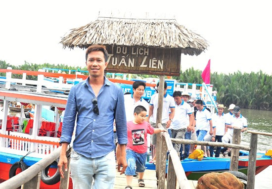 Tuan Lien at his ecotourism site