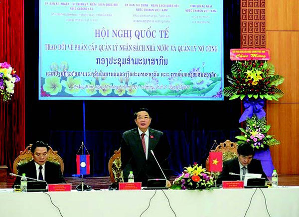 Vietnam-Laos exchange of budget management (Photo: VNA)