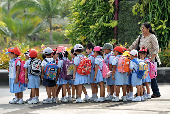 Học sinh tiểu học tại Singapore. Ảnh: GettyImage