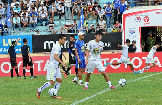 Công Phượng và Xuân Trường là những cái tên mang lại hy vọng cho giấc mơ giành chức vô địch SEA Games 29 của U22 Việt Nam.Ảnh: AN NHI