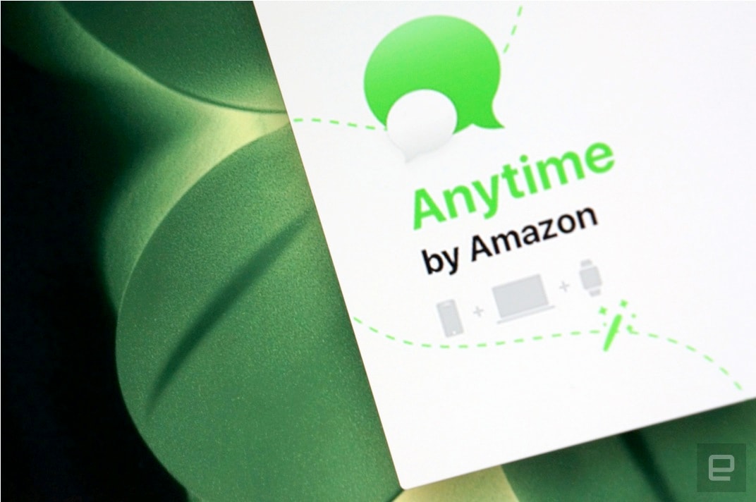 Ứng dụng Anytime mà Amazon sẽ phát hành/Engadget