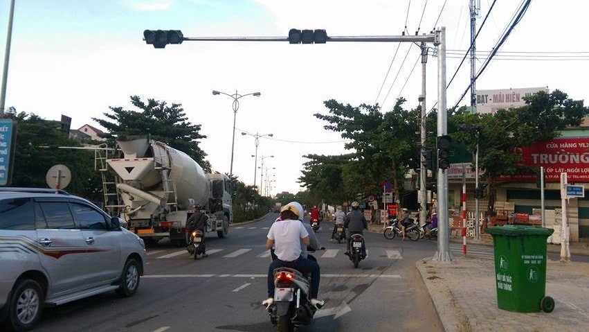 Tuyến đường Cách Mạng Tháng Tám (Đà Nẵng) ghi nhận nhiều lượt phương tiện giao thông vi phạm nhất. Ảnh: Q.T