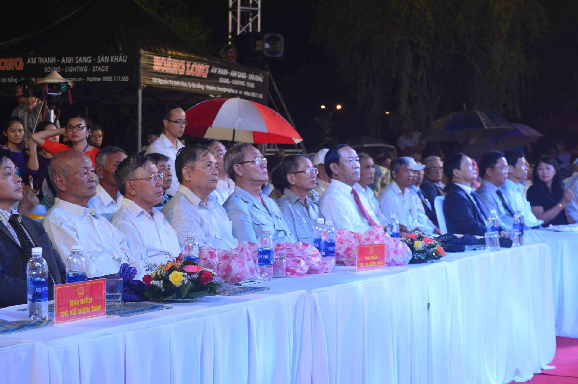 Nhiều lãnh đạo, nguyên lãnh đạo tỉnh Quảng Nam tham dự buổi lễ. Ảnh: Q.T