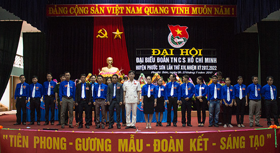 Ra mắt BCH Huyện đoàn Phước Sơn khóa XIV, nhiệm kỳ 2017 - 2022, Ảnh: L.Đ