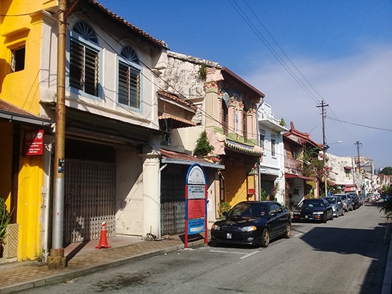 Phố cổ Jonker Walk ở Malacca.