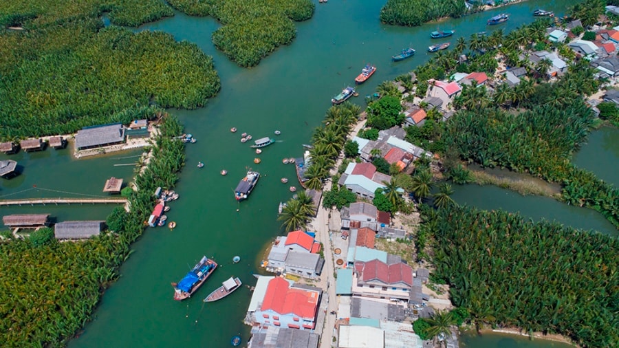 Phát triển đô thị gắn với thiên nhiên đang là hướng đi của thành phố Hội An. Ảnh: MAI THÀNH CHƯƠNG