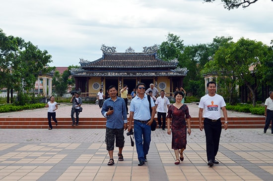 Văn thánh Khổng miếu vẫn chưa được đầu tư khai thác tốt. Ảnh V.L