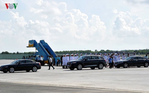 The APEC 2017 advance party arrives in Da Nang. Photo:vov.vn