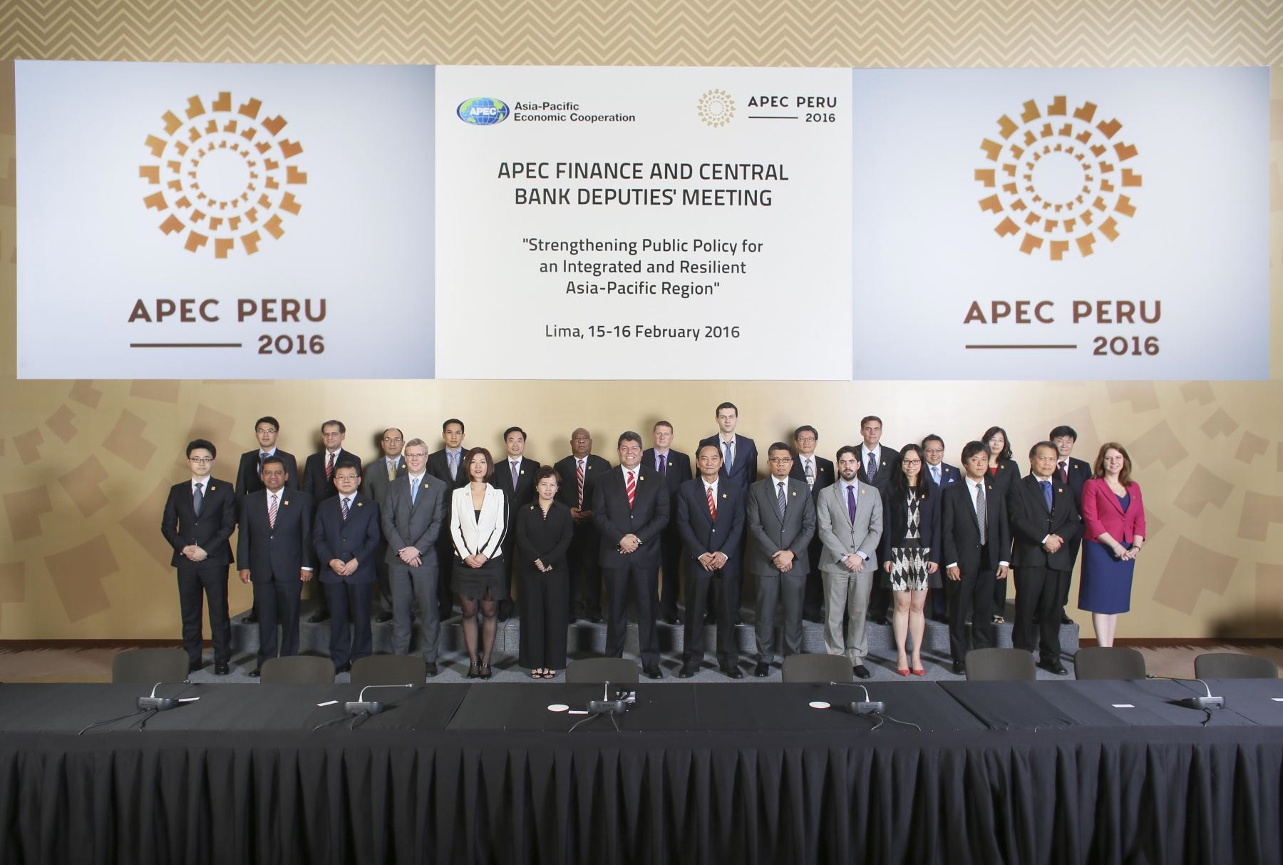 Hội nghị Thứ trưởng Tài chính và Phó Thống đốc Ngân hàng Trung ương APEC tại Peru năm 2016. Ảnh: ANDINA/Difusión 