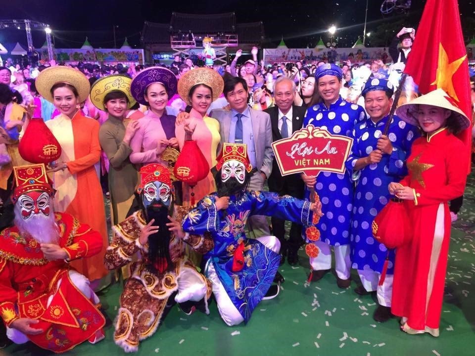 The delegation of Hoi An Traditional Art Performance in South Korea