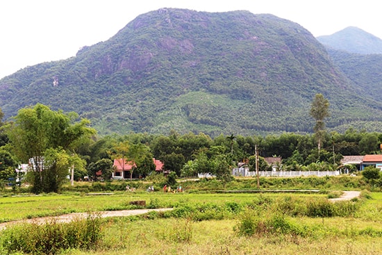 Thôn Chánh Lộc (xã Duy Sơn, Duy Xuyên), vùng đất nơi người dân kiên cường bám trụ theo cách mạng. Ảnh: T.C