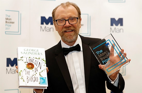 Nhà văn học Mỹ - George Saunders, chủ nhân giải Man Booker 2017. Ảnh: AP