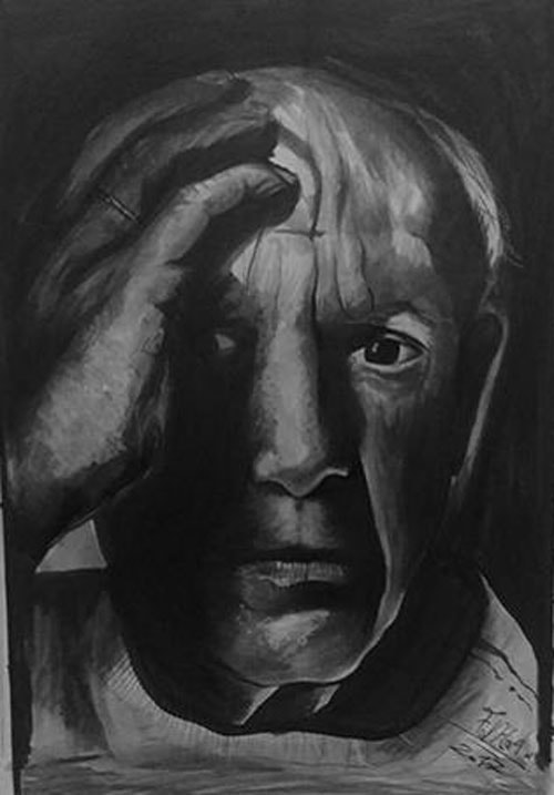 Tranh chân dung Picasso.