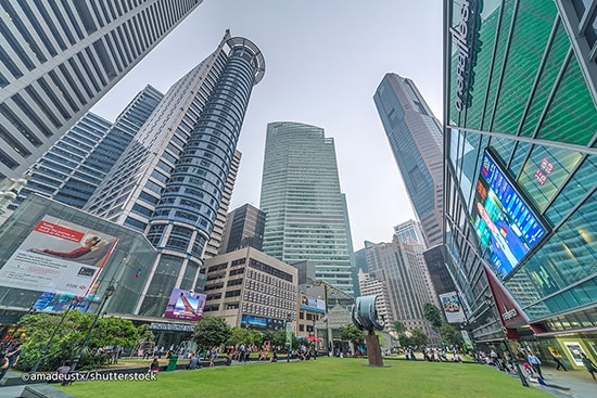 Singapore - một trong những trung tâm tài chính công nghệ của châu Á. Ảnh: shutterstock