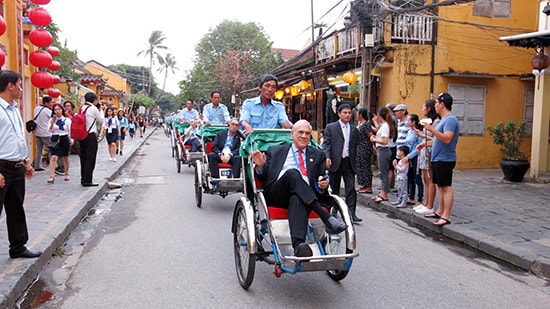 The APEC Finance Ministers visit Hoi An city