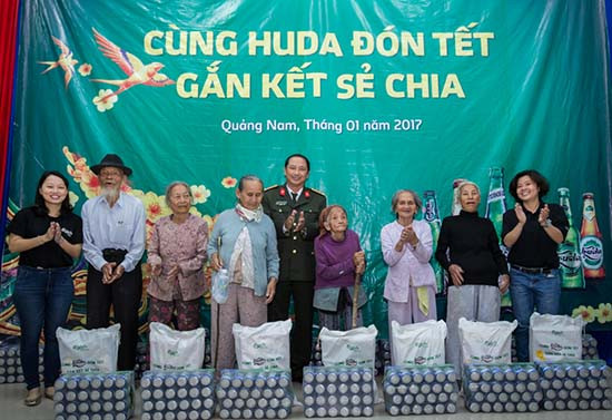 Chương trình “Cùng Huda đón Tết – Gắn kết sẻ chia” tại Quảng Nam xuân Đinh Dậu 2017.