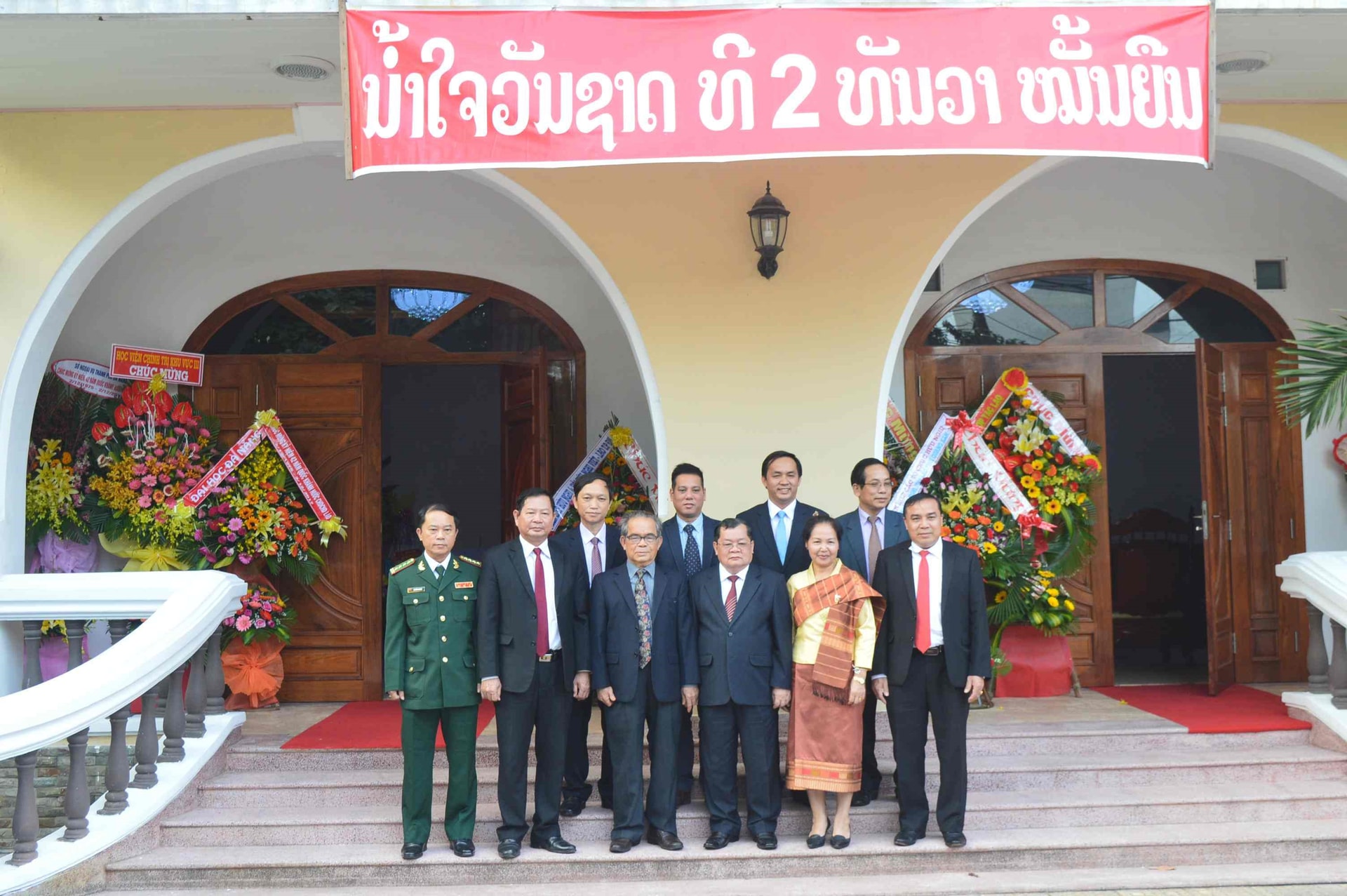  At Lao Embassy in Da Nang city