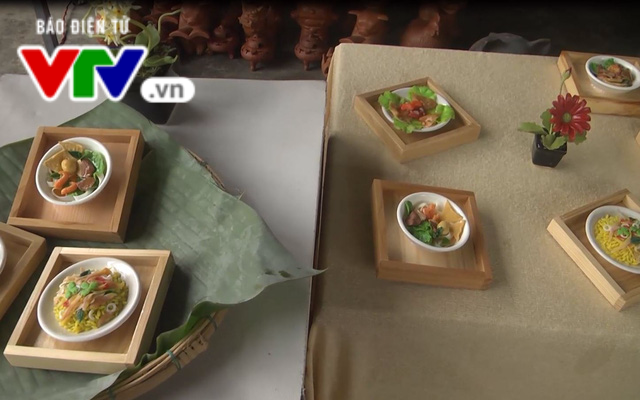 Beautiful pottery models of Hoi An specialties. Photo: vtv.vn