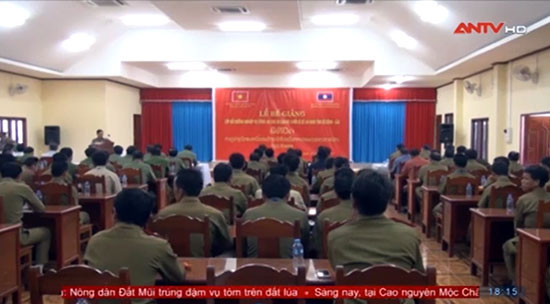 Closing ceremony of the training course (antv.gov.vn)