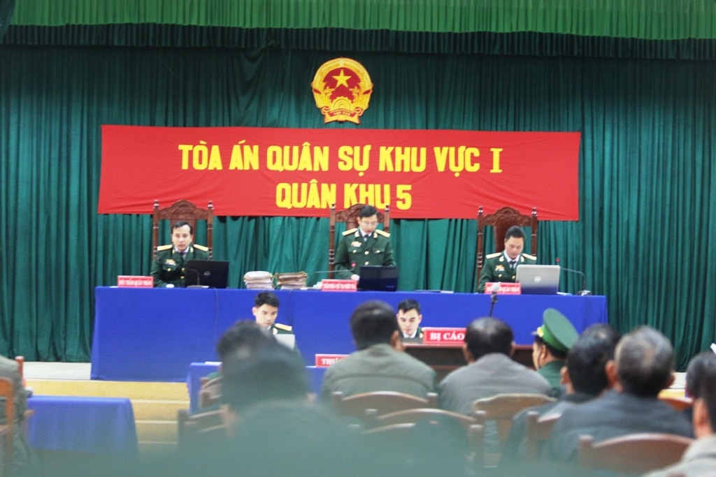 Quang cảnh phiên tòa. Ảnh: PV