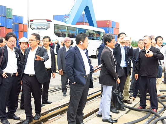 Japan investors learning about investment opportunities in Chu Lai