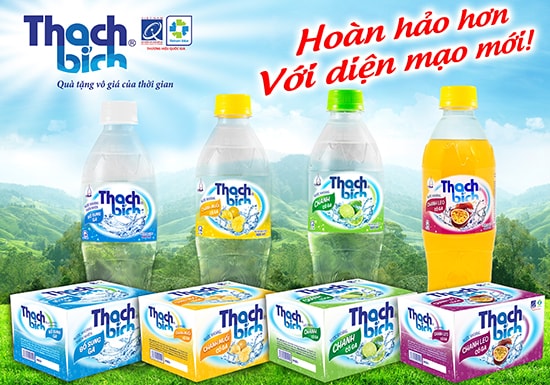 Nước khoáng Chanh leo mới của Thạch Bích.