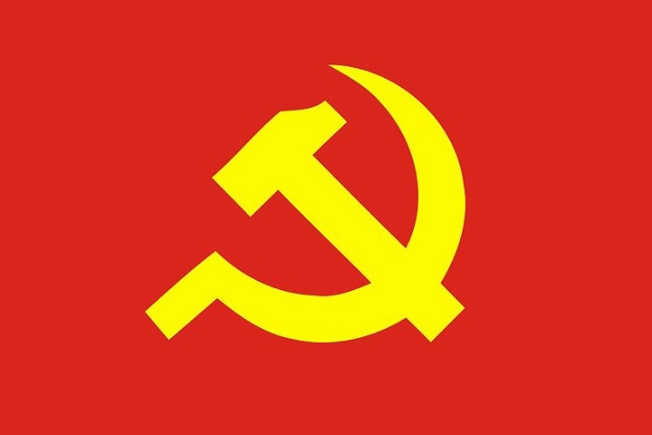 Cờ bùa liềm của Đảng Cộng sản Việt Nam. Ảnh: Wikipedia.
