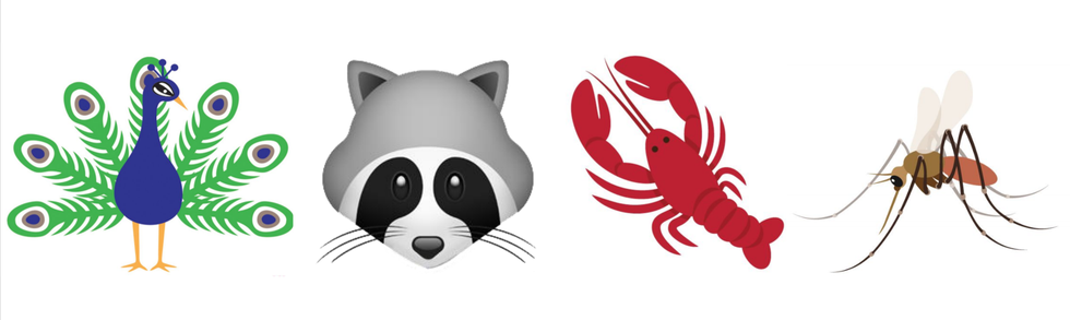 một vài emoji động vật