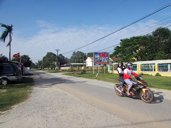 Làng quê Tam Giang hôm nay. Ảnh: Văn Phin