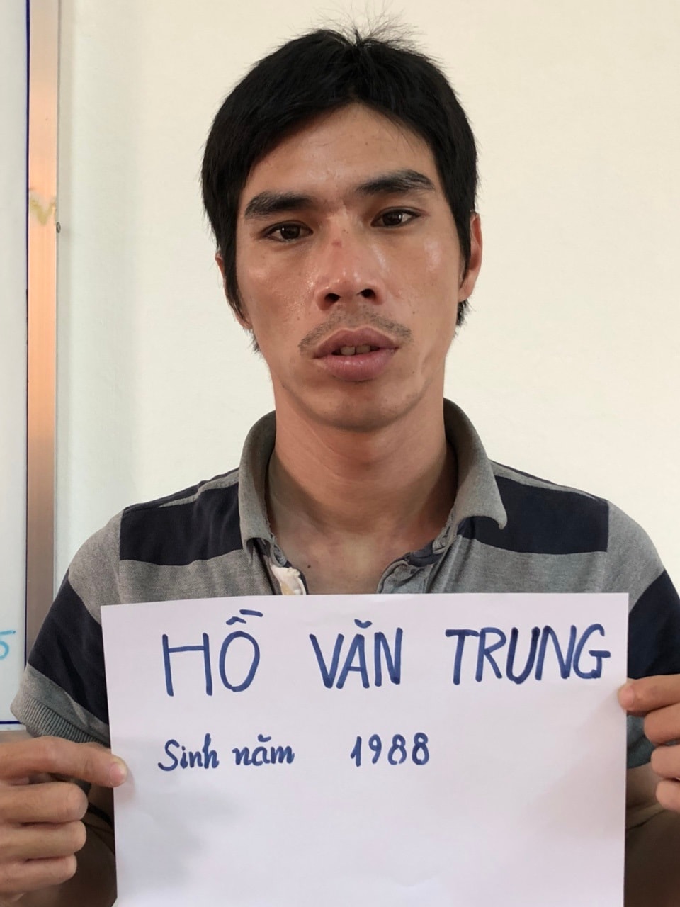 Đối tượng Hồ Văn Trung. Ảnh: P.NAM