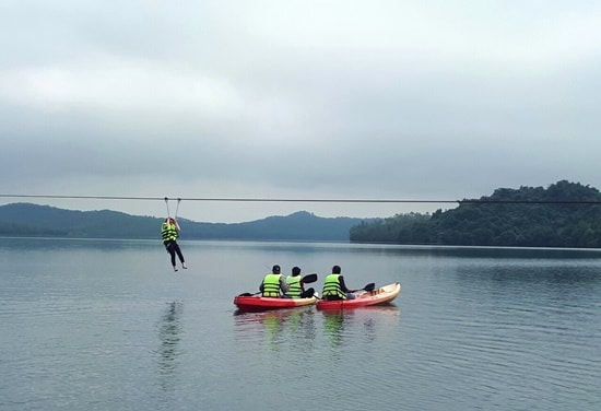 It is the Vietnamese longest zip-line