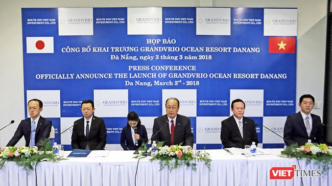 Press conference on the launch of Grandvrio Ocean Resort Danang