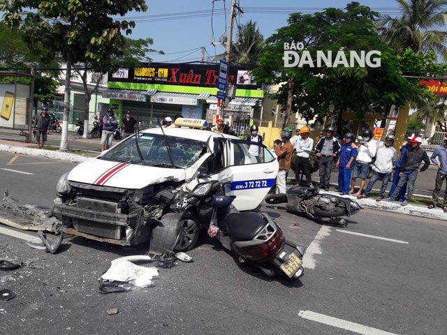 Hiện trường vụ tai nạn