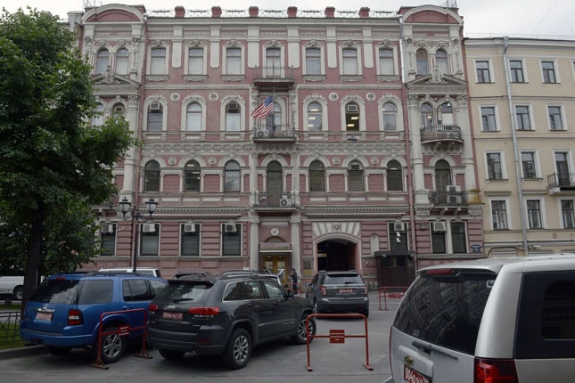 Nga yêu cầu đóng cửa Lãnh sự quán Mỹ tại thành phố Saint Petersburg. Ảnh: AFP