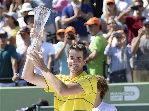 Isner lần đầu vô địch một giải Masters 1000