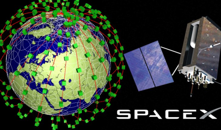 Minh họa internet vệ tinh của SpaceX