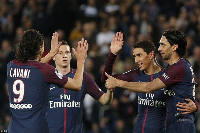 PSG chơi áp đảo và thắng đậm Monaco 7-1.
