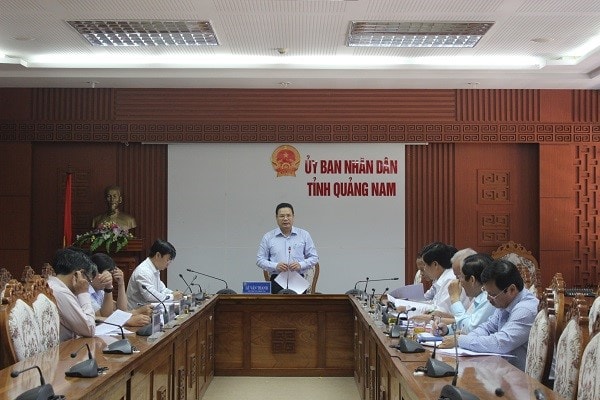 The meeting to announce the time to organize this event by Quang Nam People’s Committee. Photo: quangnam.gov.vn